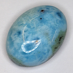 14.02ct Larimar Cabochon Oval Schnitt