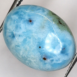 14.02ct Larimar Cabochon Oval Schnitt