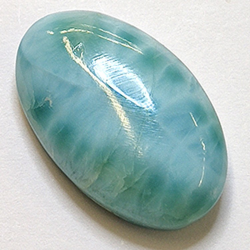 12.96ct Larimar Oval Cabochon