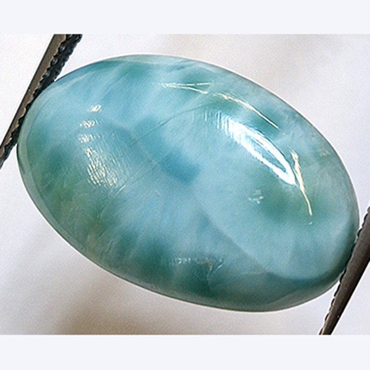 12.96ct Larimar Oval Cabochon