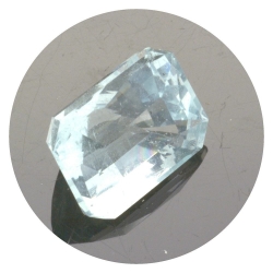 3,78ct. Aquamarine Emerald Cut