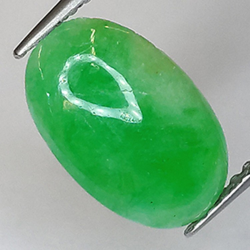 1.82ct Jade Imperial Talla Cabujón Oval