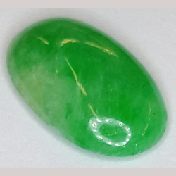 1.82ct Kaiserliche Jade Cabochon Oval Schnitt