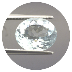 3,79ct. Aquamarine Oval Cut