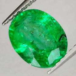 2.12ct Émeraude Taille Ovale