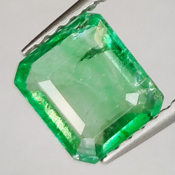 1,22ct Smeraldo Taglio smeraldo 6,82x5,92 mm