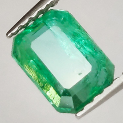 1,06ct Émeraude Taille Émeraude 7,11x5,06mm