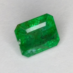 2.46ct Émeraude Taille Émeraude