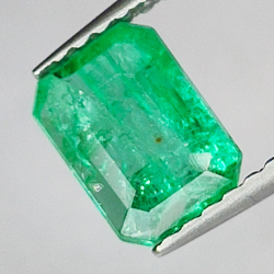 0.97ct Émeraude Taille Émeraude