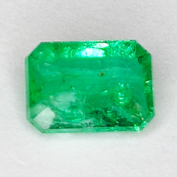 0.97ct Émeraude Taille Émeraude