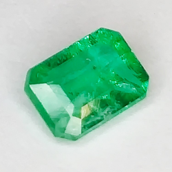 0.97ct Émeraude Taille Émeraude