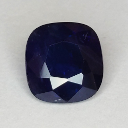 3.11ct Zaffiro Faccettato Cuscino