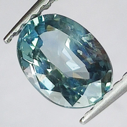 1,03 ct Zaffiro taglio ovale 6,84 x 5,08 mm