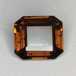 2.74ct Brown Sapphire Emerald Cut