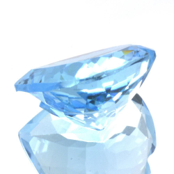 13,77ct Swiss BlueTopaz Heart Cut