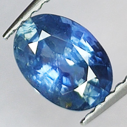 0.86ct Saphir Oval Schnitt