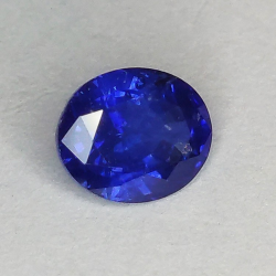 1.59ct Saphir Oval Schnitt