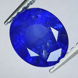 1.59ct Saphir Oval Schnitt