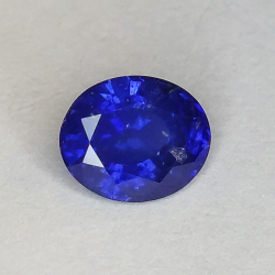 1.59ct Saphir Oval Schnitt