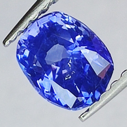 0.97ct Saphir Taille Coussin