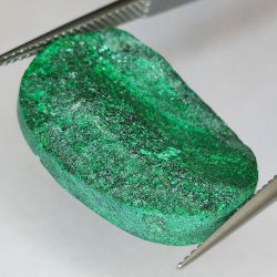 24ct Rough Malachite