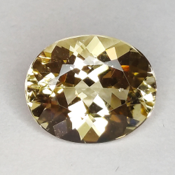 3.30ct Heliodorus Oval Schnitt