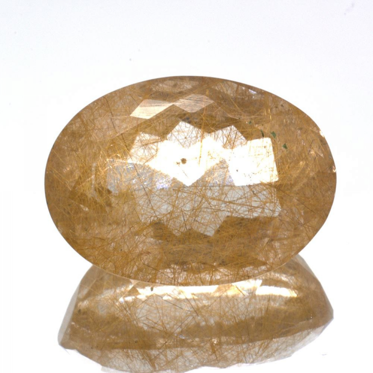 17,53ct. Rutile Quartz Oval Cut