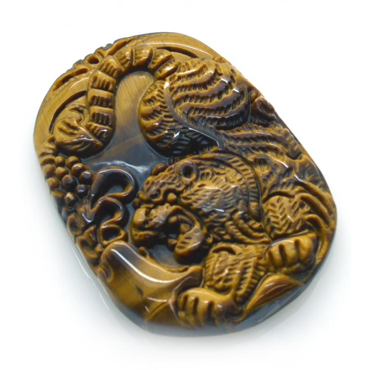 Tiger Eye Tiger Anhänger