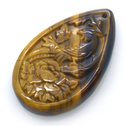 Tiger Eye Parrot Pendant