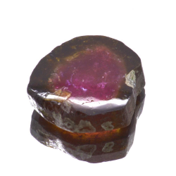 8.17ct.Tourmaline Pastèque Tranche Coupée 13.07x12.91mm