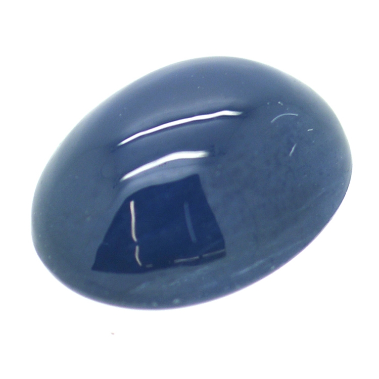 Cabochon saphir taille 8 x 6 mm