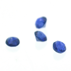 Glass Filled Sapphire Round Cut 5 mm