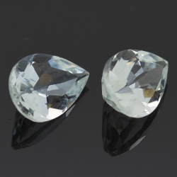 Aguamarina Talla Pera 9 x 7 mm