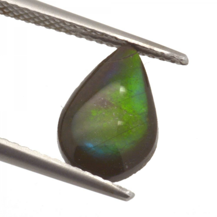 1,25ct.Ammolite Cabochon Pear Cut