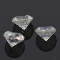 Zircon natural blanco incoloro 0.9-1.2mm 1ct