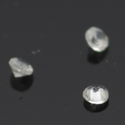 Natural white colorless zircon 0.9-1.2mm 1ct