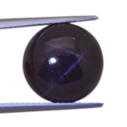 12,52ct.Star Garnet Cabochon Round Cut