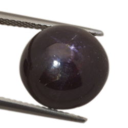 15,11ct.Star Garnet Cabochon Round Cut