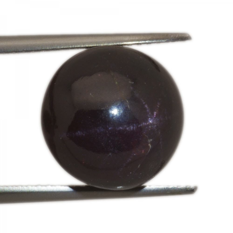 15,11ct.Star Garnet Cabochon Round Cut