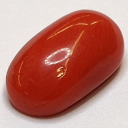 2.32ct Rote Koralle Oval Cabochon