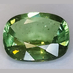 3.07ct Apatite Verde Taglio Cuscino