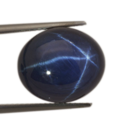 17,11ct.Star Sapphire Cabochon Oval Cut