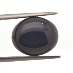 15,09ct.Star Sapphire Cabochon Oval Cut 14,62x12,23mm