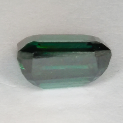 6.95ct Moissanita Verde Talla Esmeralda 11.55x10.67mm