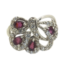 Rhodolite Garnet & 925 Sterling Silver Ring