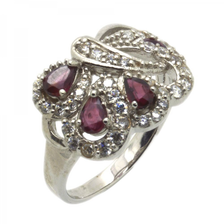 Rhodolite Garnet & 925 Sterling Silver Ring