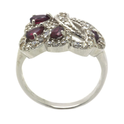 Rhodolite Garnet & 925 Sterling Silver Ring