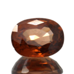 3,36ct Orange Zirkon oval schliff 9,1x7,2mm