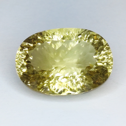 16.09 ct Citrine Cut Oval Millenium 19.6 x 13.9 mm