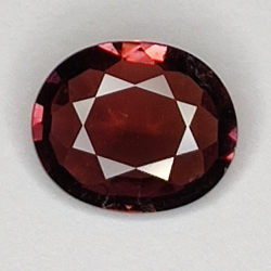 1.73ct Tourmaline Rubellite oval cut 9x8mm